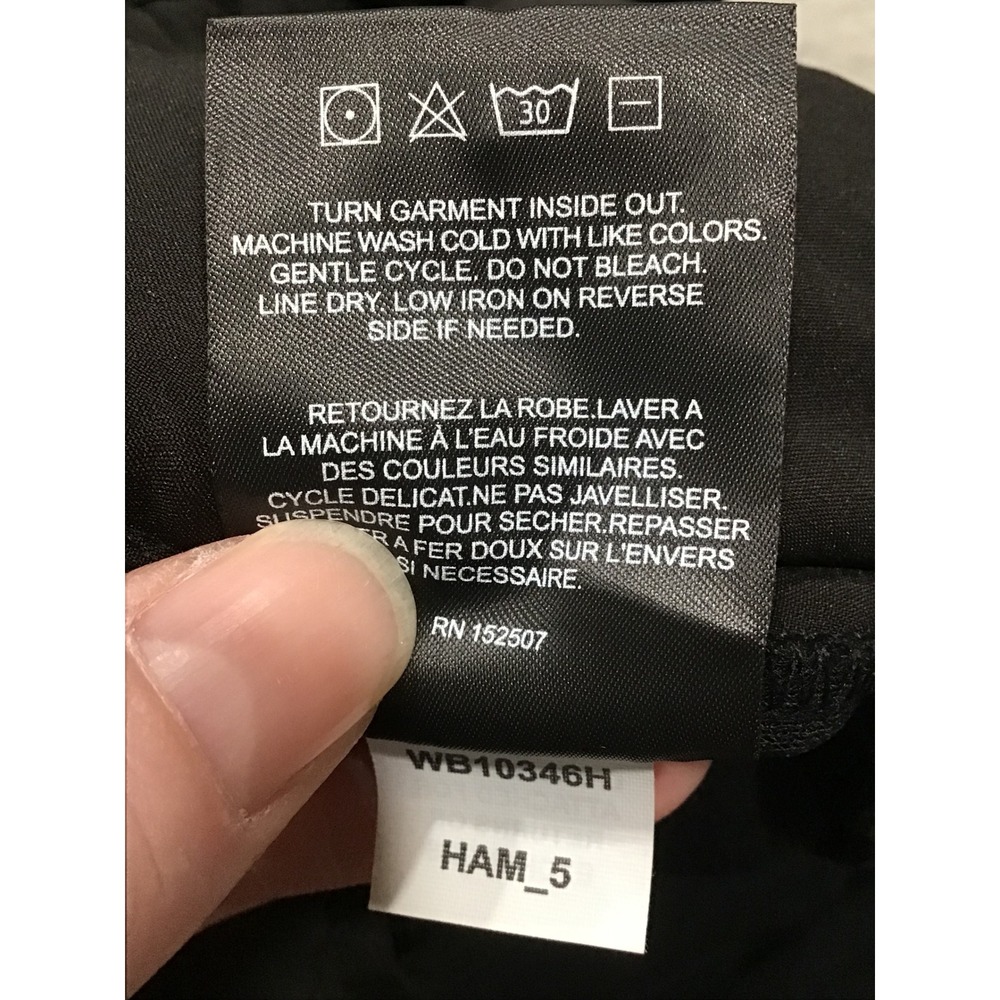 NWT Cuts Essential Pant Black Wide Leg High‎ Waist Workwear Minimalist Sz 4 Tall - Picture 6 of 7